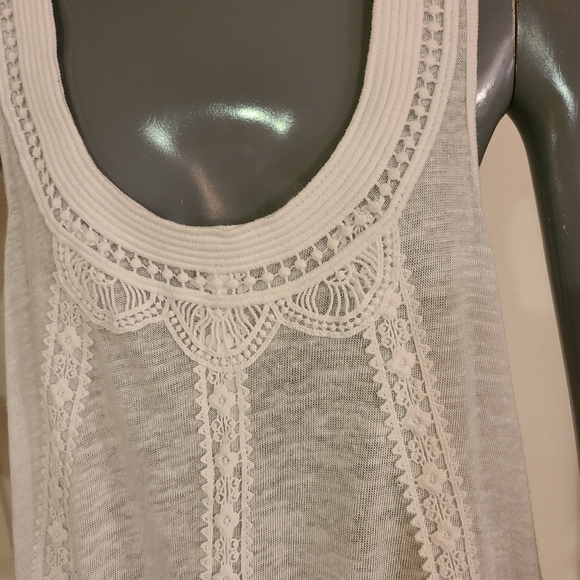 Cupio Anthropology Linen Handkerchief Tank Sz M/L - Picture 5 of 9